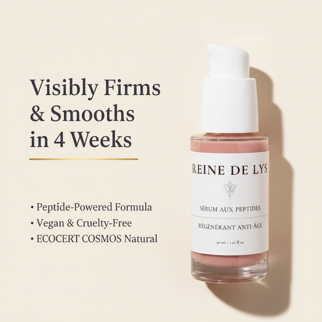 Claims Shot — Results with Reine de Lys Peptide Serum