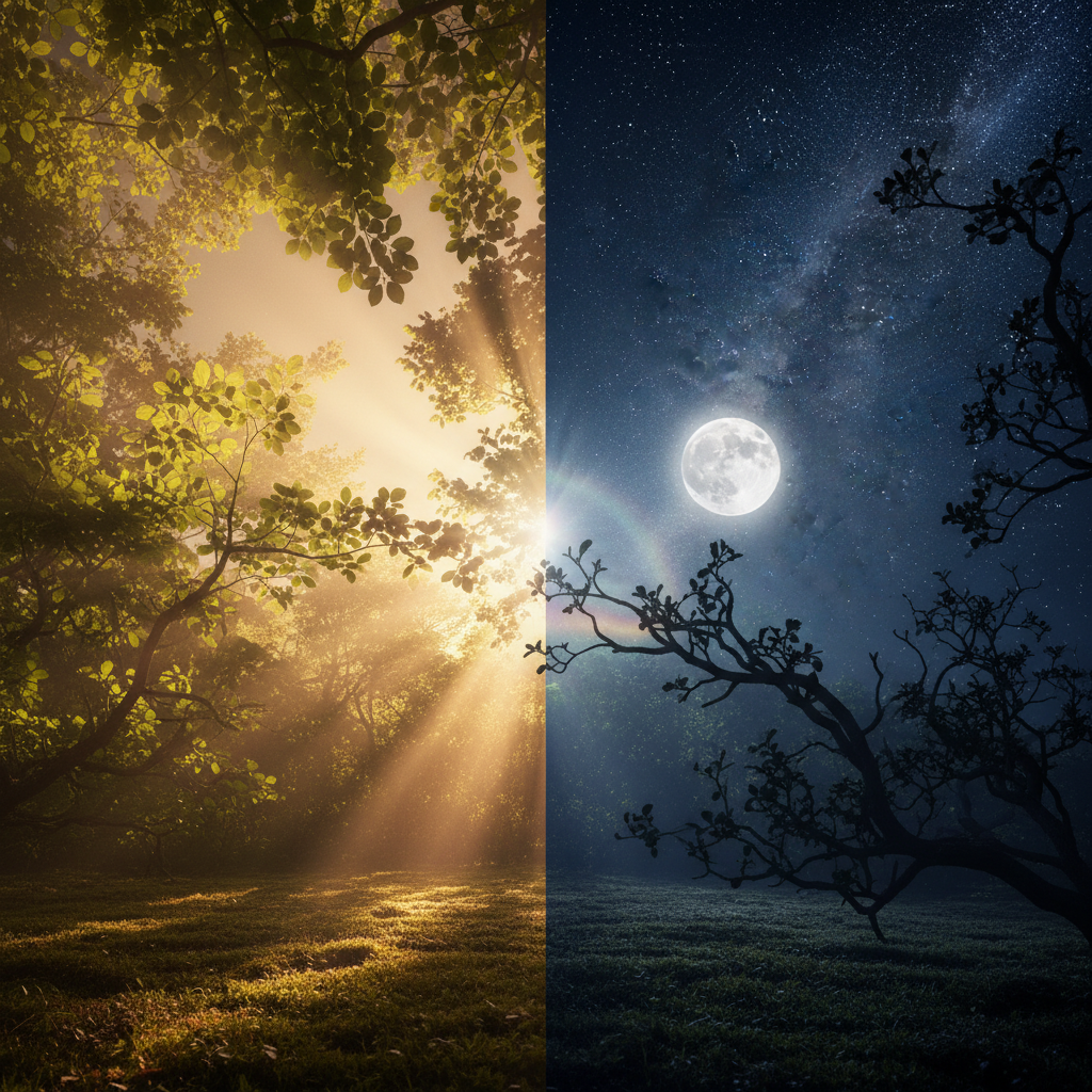 Anti-Aging Day & Night — Nature Concept